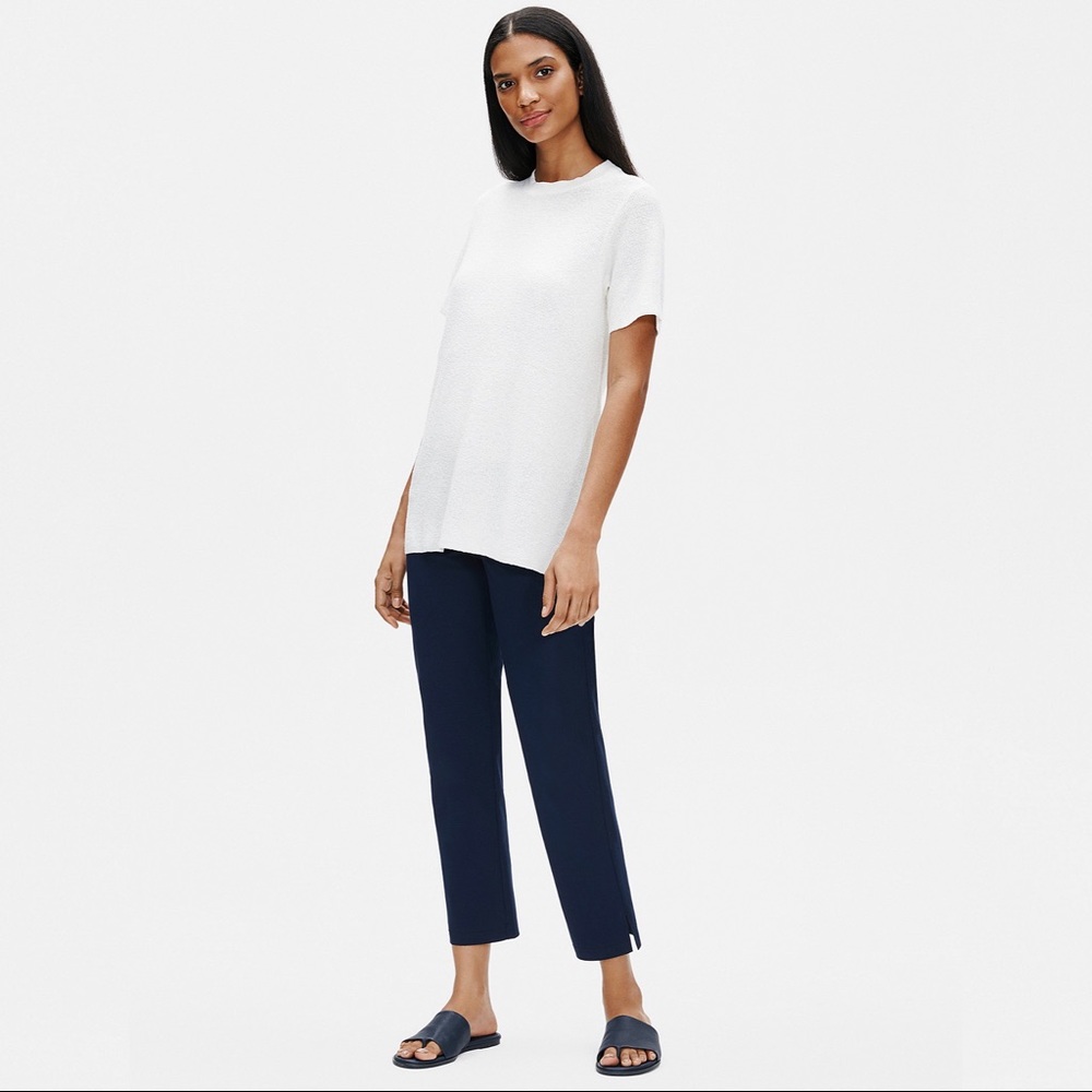 Eileen Fisher Organic Cotton Slim Fit Denim Pant
